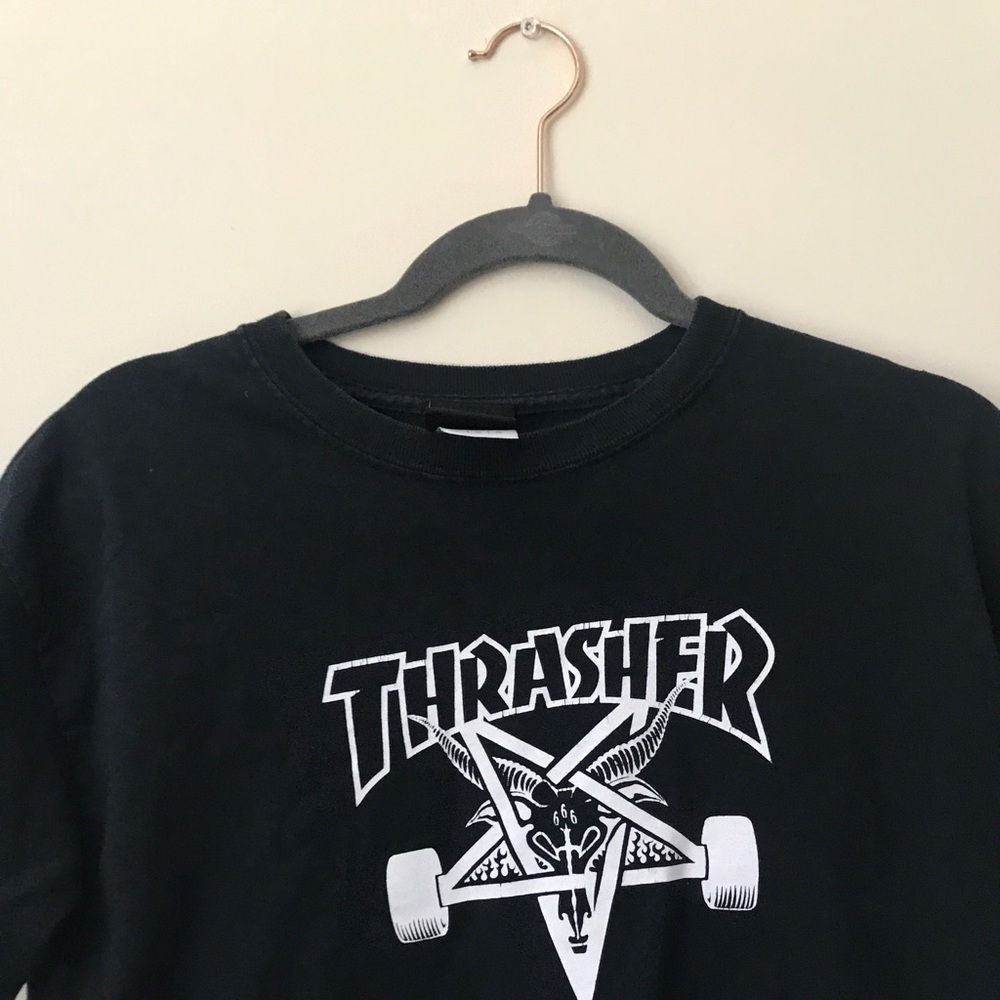 Thrasher black t shirt